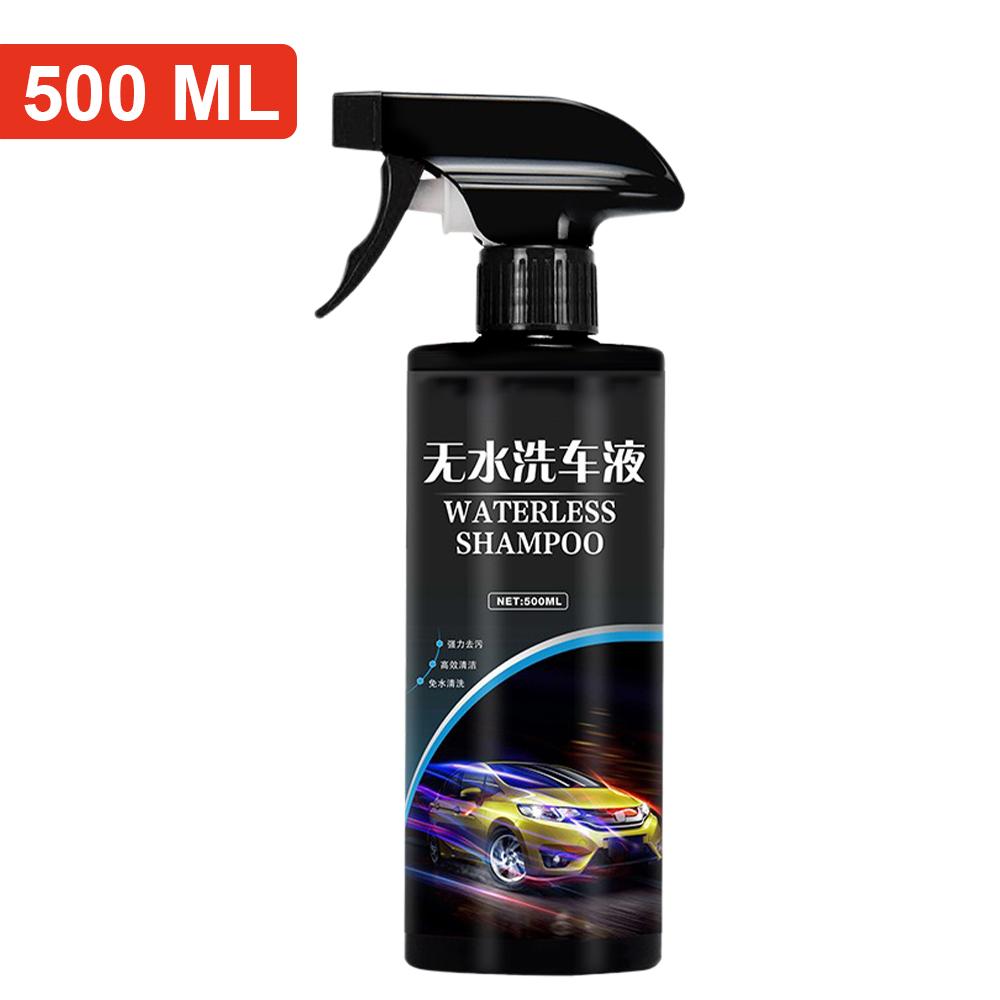 500 мл шампунь для мытья автомобиля безводный очиститель для удаления грязи нанопокрытие полировка воск блеск сияющий масляная пленка чистый спрей для всех автомобилей