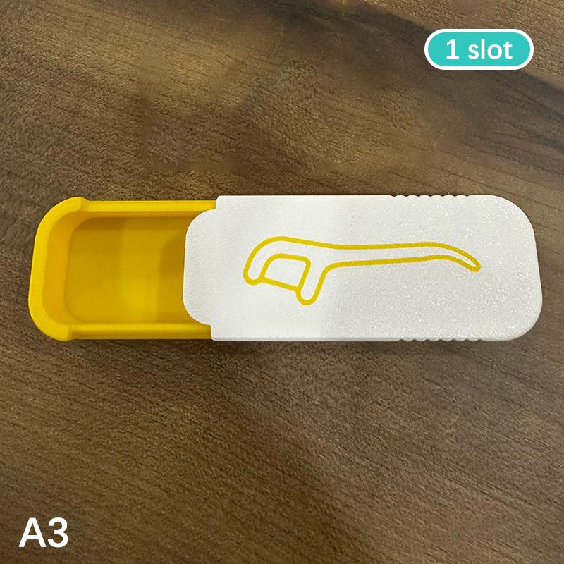 Портативная коробка для зубной нити Мини-органайзер для зубочисток и нити Мини-раздвижная коробка для хранения мелких предметов для дома, офиса, путешествий A3
Портативная коробка для зубной нити Мини-органайзер для зубочисток и нити Мини-раздвижная коробка для хранения мелких предметов для дома, офиса, путешествий A3