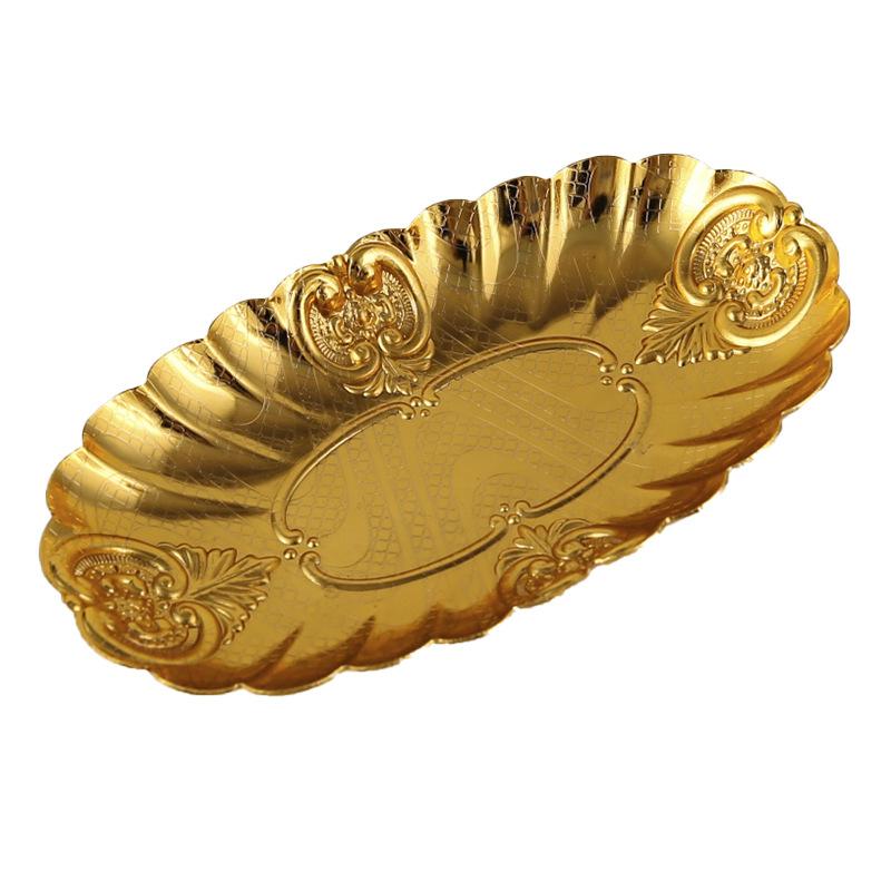 Metal Oval Egg Lace Fruit Plate Hotel Buffet Plate Food Display Plate Cold Meal Pastry Plate large size золотий
Metal Oval Egg Lace Fruit Plate Hotel Buffet Plate Food Display Plate Cold Meal Pastry Plate large size золотий