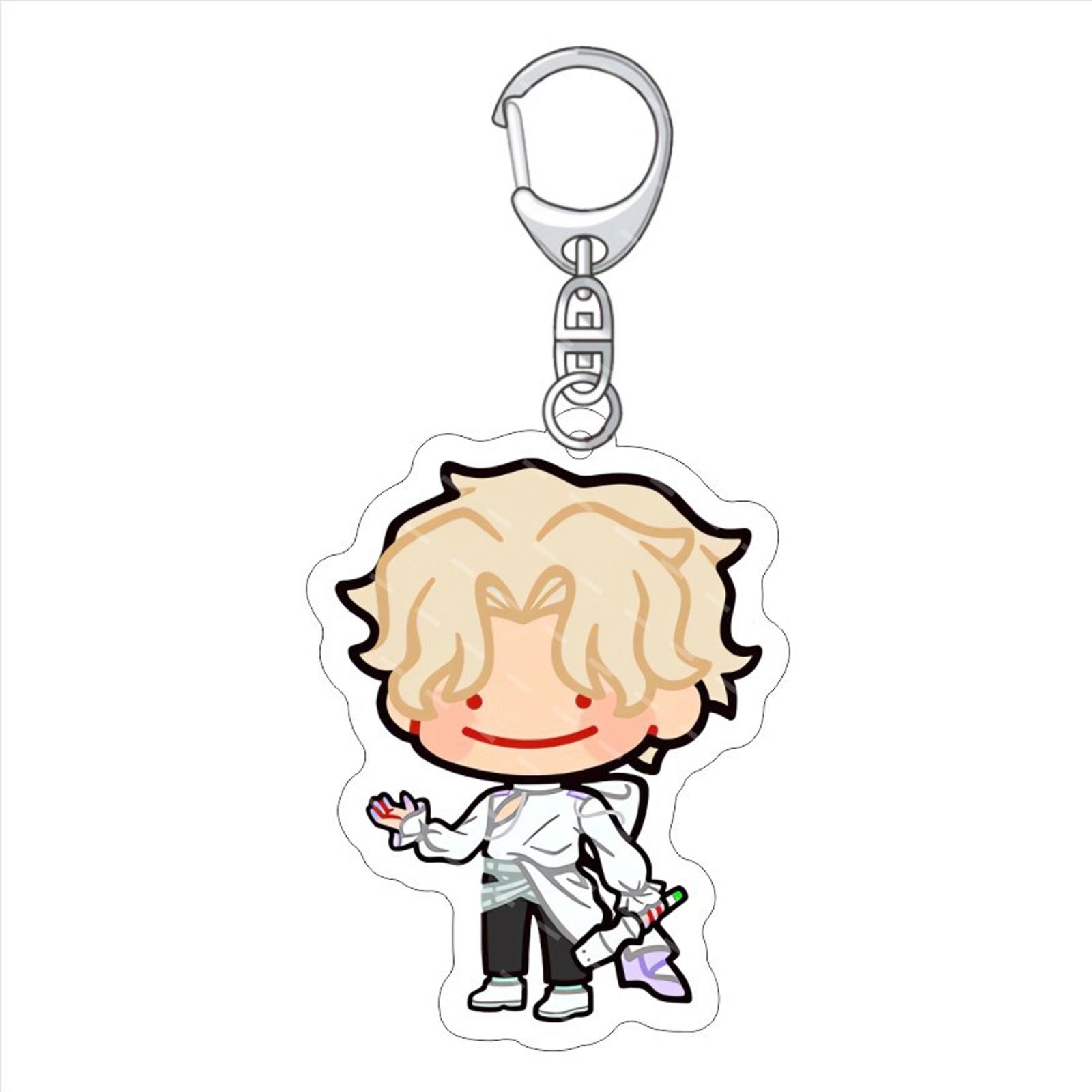 Acrylic Keychain Pendant with Character Design in Coffin Shape with Chain and Floral Details Suitable for Bag Accessories or Collectibles One Size
Acrylic Keychain Pendant with Character Design in Coffin Shape with Chain and Floral Details Suitable for Bag Accessories or Collectibles One Size