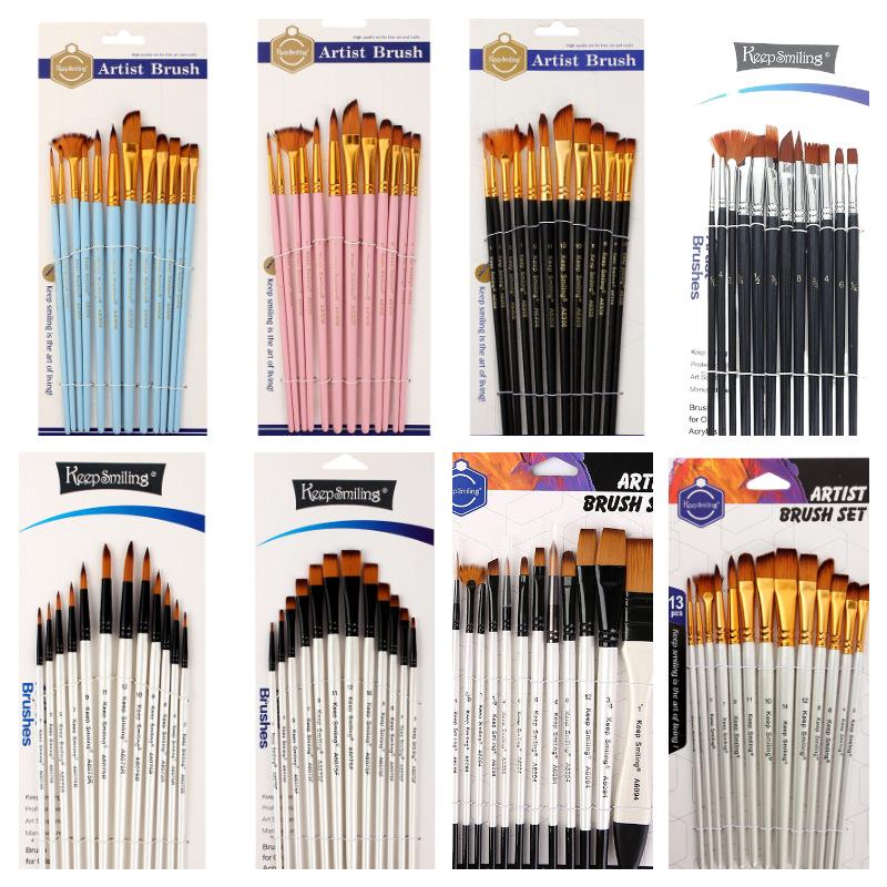13-Piece Acrylic, Watercolor, Oil, and Gouache Paint Brush Set with Non-Shedding Bristles Set
13-Piece Acrylic, Watercolor, Oil, and Gouache Paint Brush Set with Non-Shedding Bristles Set