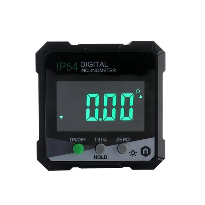 Inclinometer 4 * 90 Degree IP54 LCD Screen Four Sided Magnetic Digital Display LCD Inclinometer Angle Box Protractor
Inclinometer 4 * 90 Degree IP54 LCD Screen Four Sided Magnetic Digital Display LCD Inclinometer Angle Box Protractor