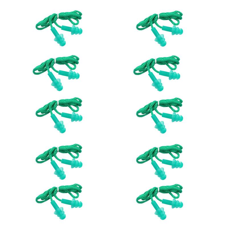 10 Pairs Corded Ear Plugs Reusable Silicone Earplugs with String Banded Ear Plug Sleep Noise Cancelling for Hearing Protection
10 Pairs Corded Ear Plugs Reusable Silicone Earplugs with String Banded Ear Plug Sleep Noise Cancelling for Hearing Protection