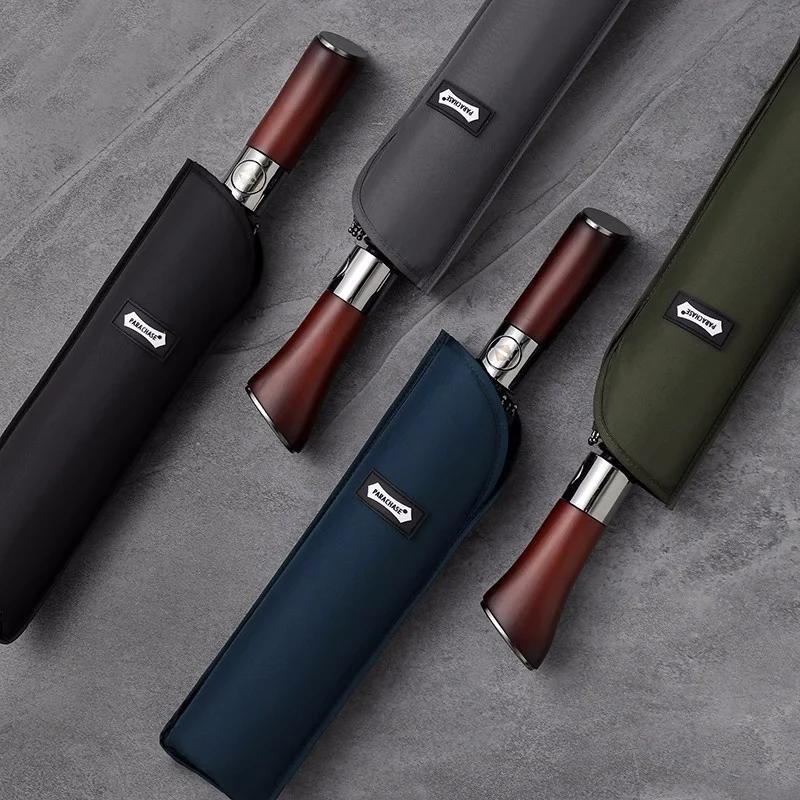 Luxury Brand Wooden Handle Automatic Rain Umbrella Large Women Man Business Strong Wind Resistant Sunshade UV Sun Parasol 3 Fold
Luxury Brand Wooden Handle Automatic Rain Umbrella Large Women Man Business Strong Wind Resistant Sunshade UV Sun Parasol 3 Fold