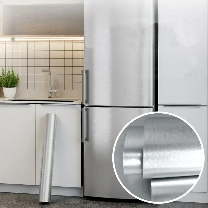 40cm metal brushed silver wall sticker stainless steel kitchen living room refrigerator countertop adhesive wallpaper 40cmX1m
40cm metal brushed silver wall sticker stainless steel kitchen living room refrigerator countertop adhesive wallpaper 40cmX1m