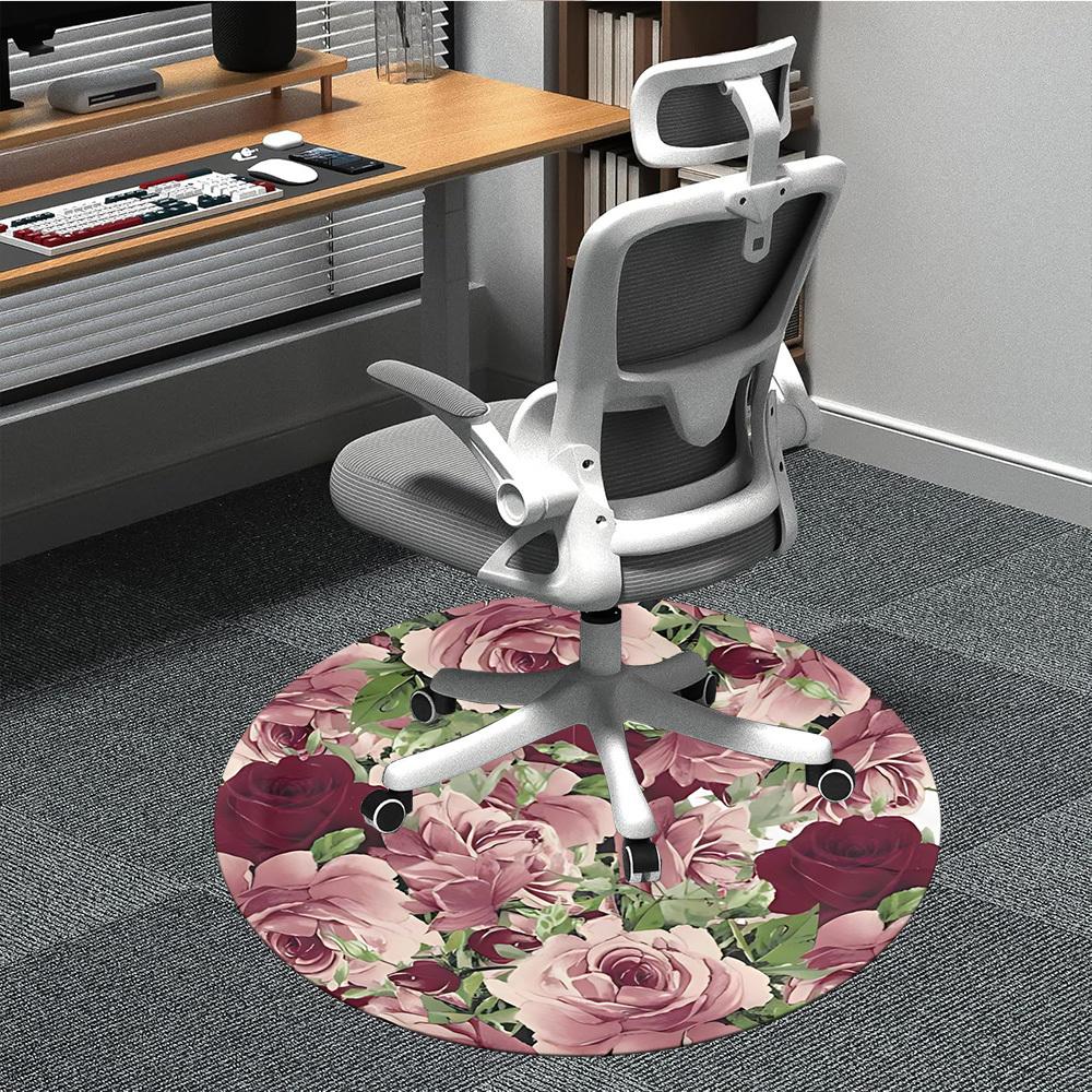 1pc Floral-patterned Chair Carpet for Office Non-Slip, Machine Washable Rug for Office, Room - Polyester, Machine Made yy251029181 80cm by 80cm
1pc Floral-patterned Chair Carpet for Office Non-Slip, Machine Washable Rug for Office, Room - Polyester, Machine Made yy251029181 80cm by 80cm