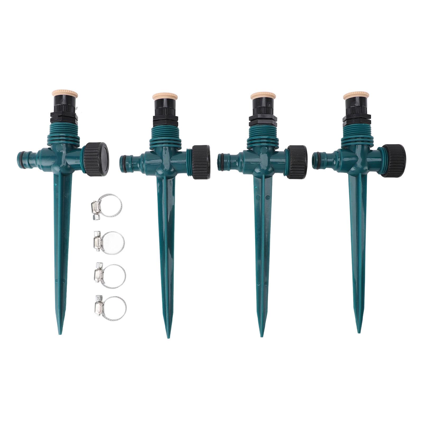 4pcs Garden Sprinklers Professional Efficient 360 Degree Automatic Rotating Lawn Sprinkler for Yard Patio Outdoor Garden Dark Green
4pcs Garden Sprinklers Professional Efficient 360 Degree Automatic Rotating Lawn Sprinkler for Yard Patio Outdoor Garden Dark Green