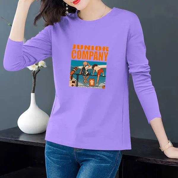 Весенняя женская футболка с принтом «Праздничный пляж», длинный рукав, свитер, повседневная свободная рубашка, фирменная рубашка-борцовка M фиолетовый
Весенняя женская футболка с принтом «Праздничный пляж», длинный рукав, свитер, повседневная свободная рубашка, фирменная рубашка-борцовка M фиолетовый