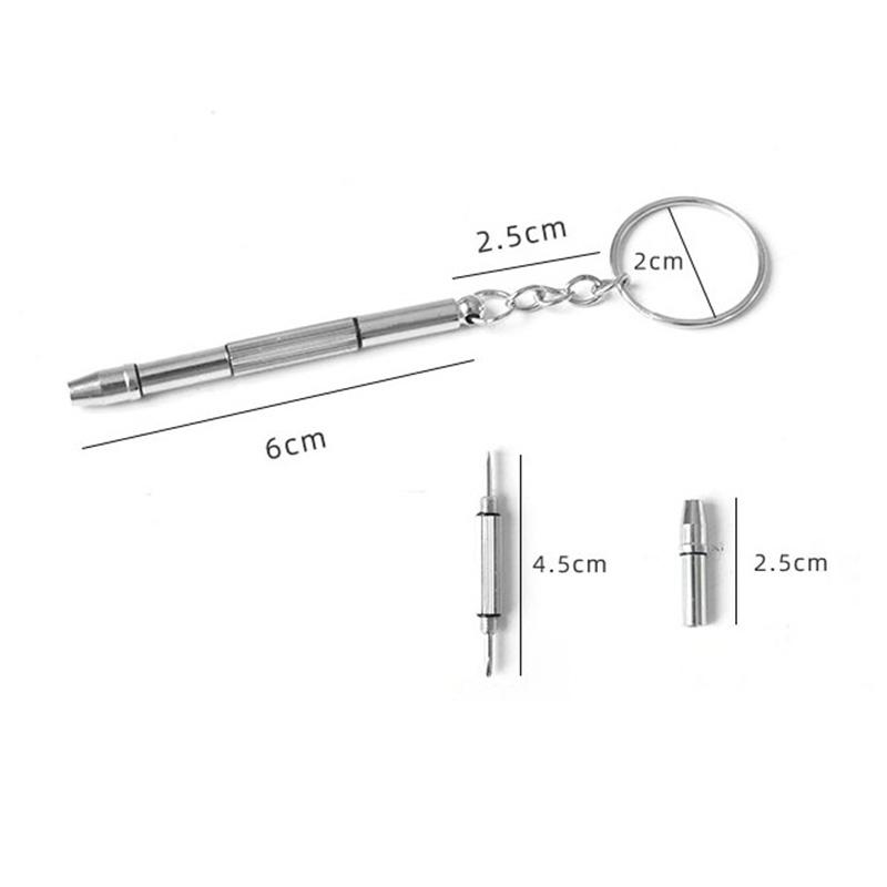 (YOUU06)Fashion 4 in1 Eyeglass Screwdriver Hand Tools Repair Kit with Keychain
(YOUU06)Fashion 4 in1 Eyeglass Screwdriver Hand Tools Repair Kit with Keychain