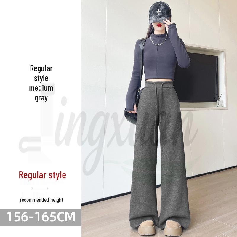 2026 Autumn/Winter Women s High Waist Wool Pants - Wide Leg, Floor-Length, Plus Velvet, Micro Flare XL
2026 Autumn/Winter Women s High Waist Wool Pants - Wide Leg, Floor-Length, Plus Velvet, Micro Flare XL