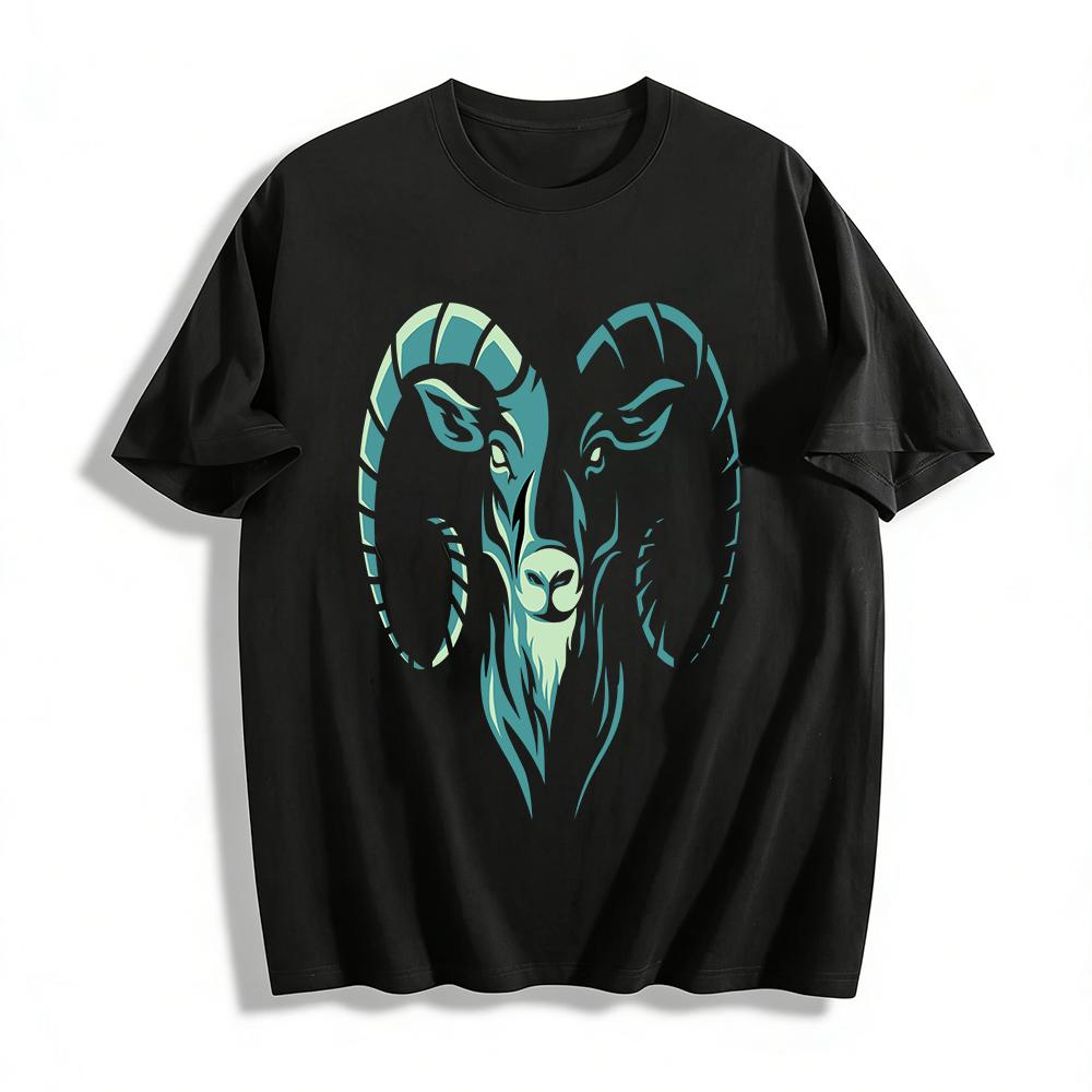 Trendy Casual T-Shirt With Bold Ram Print For Men And Women Pure cotton T-shirt XXS
Trendy Casual T-Shirt With Bold Ram Print For Men And Women Pure cotton T-shirt XXS