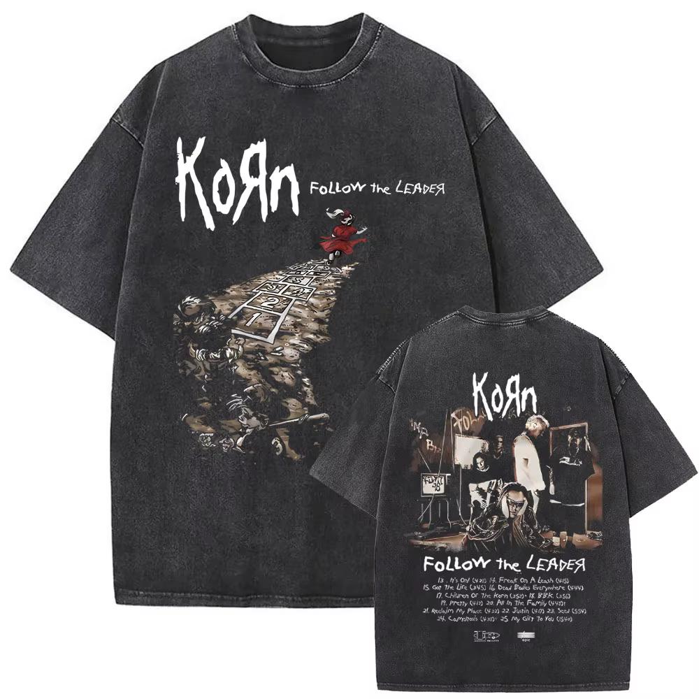 Yk Tshirt Unisex Clothing New in Top Tees Washed Vintage Alternative Nu Metal Rock Band Korn Print TShirts Unisex Tshirt for Unisex L
Yk Tshirt Unisex Clothing New in Top Tees Washed Vintage Alternative Nu Metal Rock Band Korn Print TShirts Unisex Tshirt for Unisex L