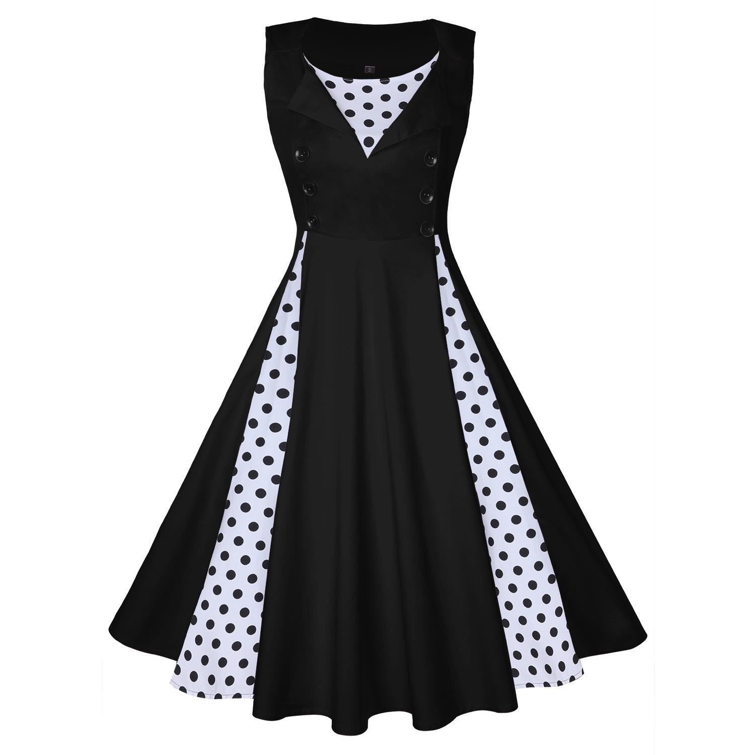 Women s Vintage 50s Skull Spliced Swing Dress - Summer 2025 Collection L
Women s Vintage 50s Skull Spliced Swing Dress - Summer 2025 Collection L