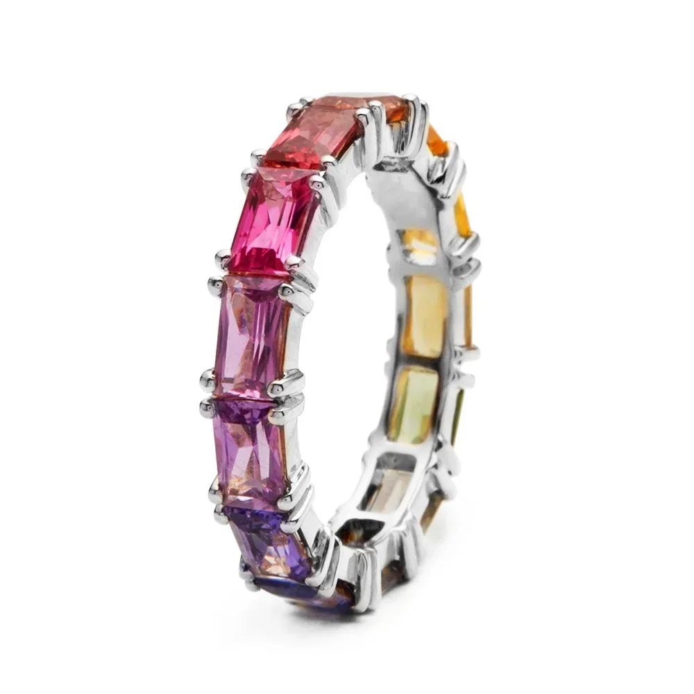 Ne w Luxury Girl s Rainbow Rings Bright Colorful Round Cubic Zirconia Dance Party Fashion Accessories Fancy Gift Women Zircon 10
Ne w Luxury Girl s Rainbow Rings Bright Colorful Round Cubic Zirconia Dance Party Fashion Accessories Fancy Gift Women Zircon 10