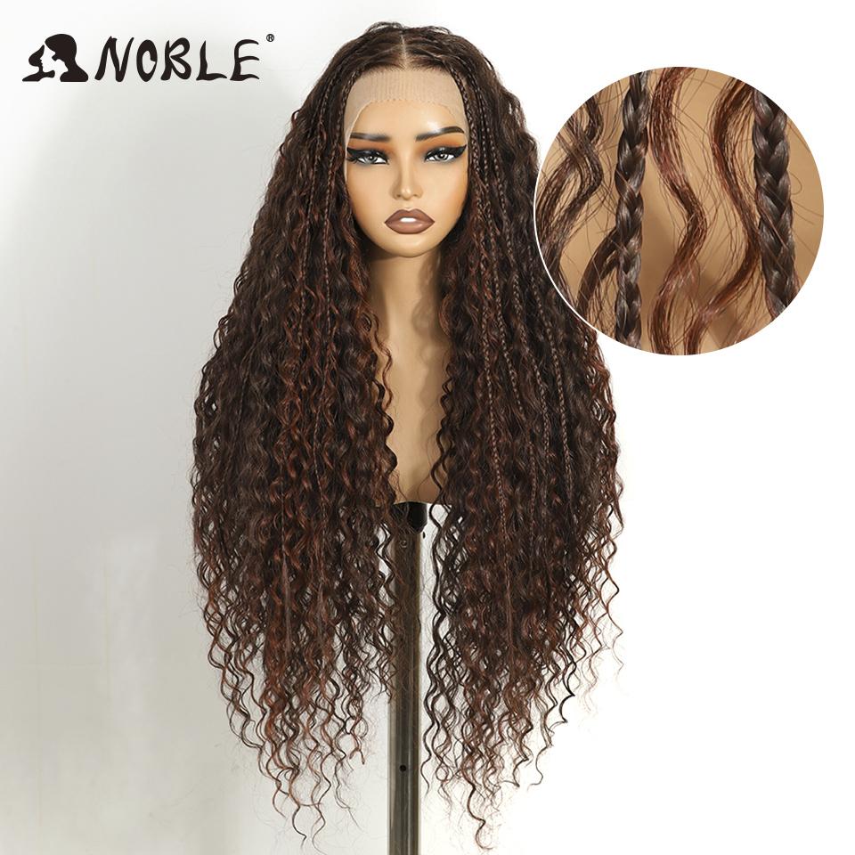 Noble Twist Braided Wigs 13X4 Box Braided Lace Wig For Black Women Synthetic Lace Frontal Wig Faux Locs Wig Goddess Braids Wigs (as the picture,250%&32inches&Lace Front)
Noble Twist Braided Wigs 13X4 Box Braided Lace Wig For Black Women Synthetic Lace Frontal Wig Faux Locs Wig Goddess Braids Wigs (as the picture,250%&32inches&Lace Front)