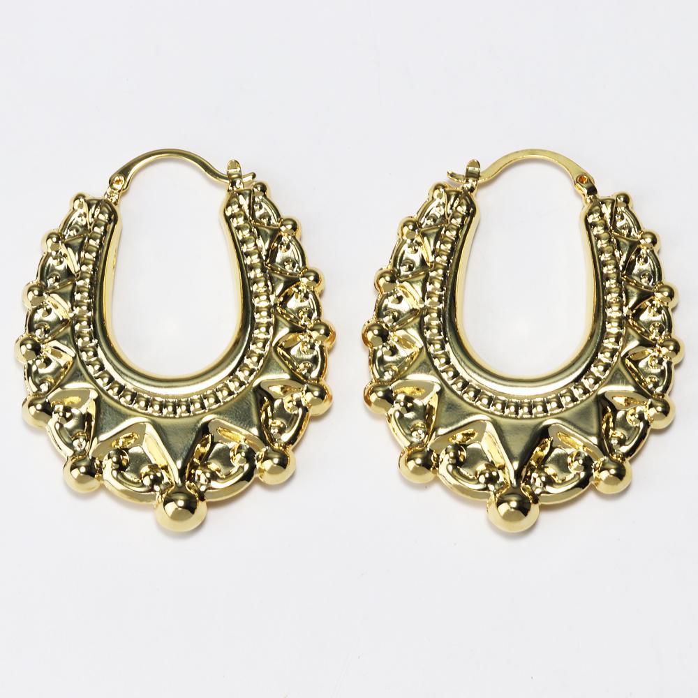 Vintage Gold Silver Color Crown Stitching Design U-Shaped Gold-Plated Hoop Earrings for Women Jerelry
Vintage Gold Silver Color Crown Stitching Design U-Shaped Gold-Plated Hoop Earrings for Women Jerelry