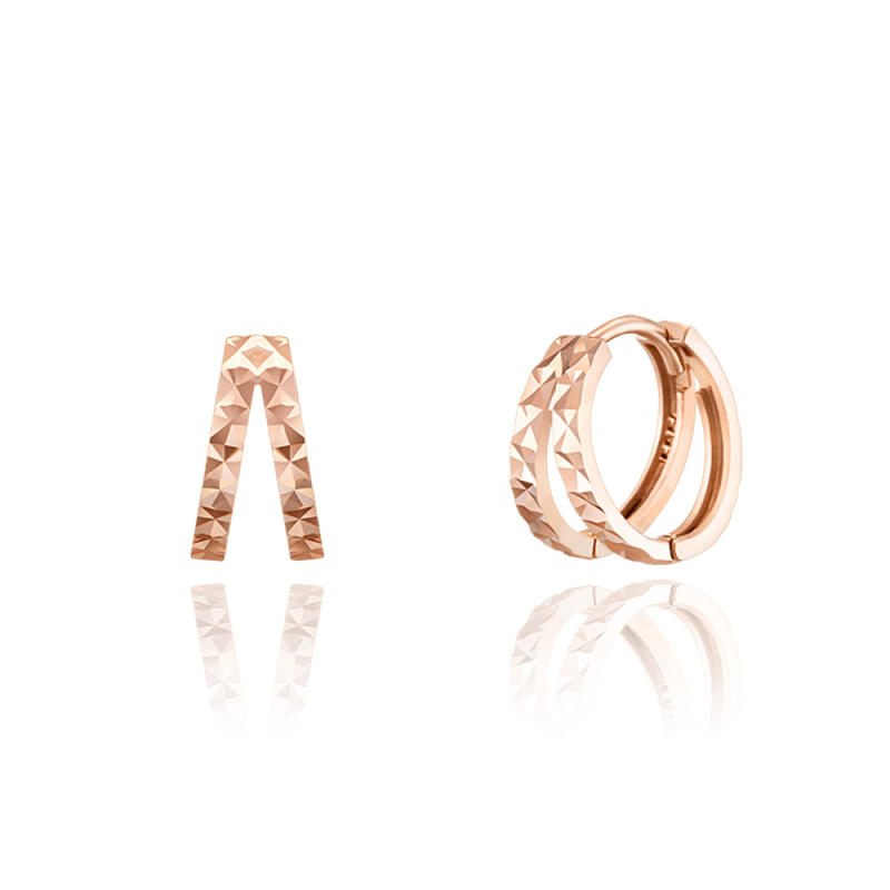 14K Gold Earrings One-Touch Ring Two-Line Circle BE03006 Yellow Gold
14K Gold Earrings One-Touch Ring Two-Line Circle BE03006 Yellow Gold