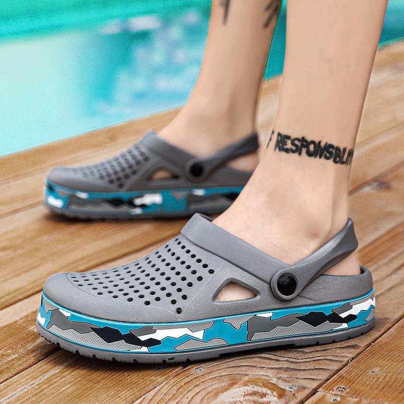 Outdoor summer beach shoes foreign trade men s hole shoes fashion trend two wear men s sandals camouflage shoes 40
Outdoor summer beach shoes foreign trade men s hole shoes fashion trend two wear men s sandals camouflage shoes 40