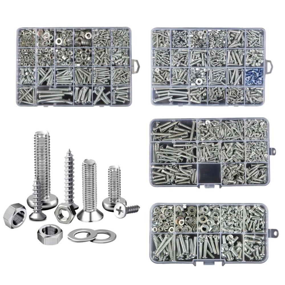 M2 M3 M4 M5 M6 Socket Cap Head Screw Bolt Nut Set Flat Head Screw Assortment Kit Office Appliance SetE 13 types-250g
M2 M3 M4 M5 M6 Socket Cap Head Screw Bolt Nut Set Flat Head Screw Assortment Kit Office Appliance SetE 13 types-250g