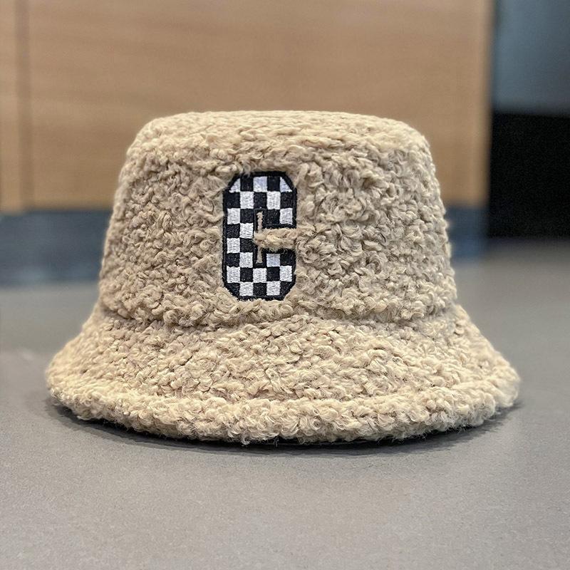 Lamb wool smiley face fisherman hat for women, autumn and winter Korean version, warm ear-protecting bucket hat, trendy street style couple plush hat Average Size
Lamb wool smiley face fisherman hat for women, autumn and winter Korean version, warm ear-protecting bucket hat, trendy street style couple plush hat Average Size