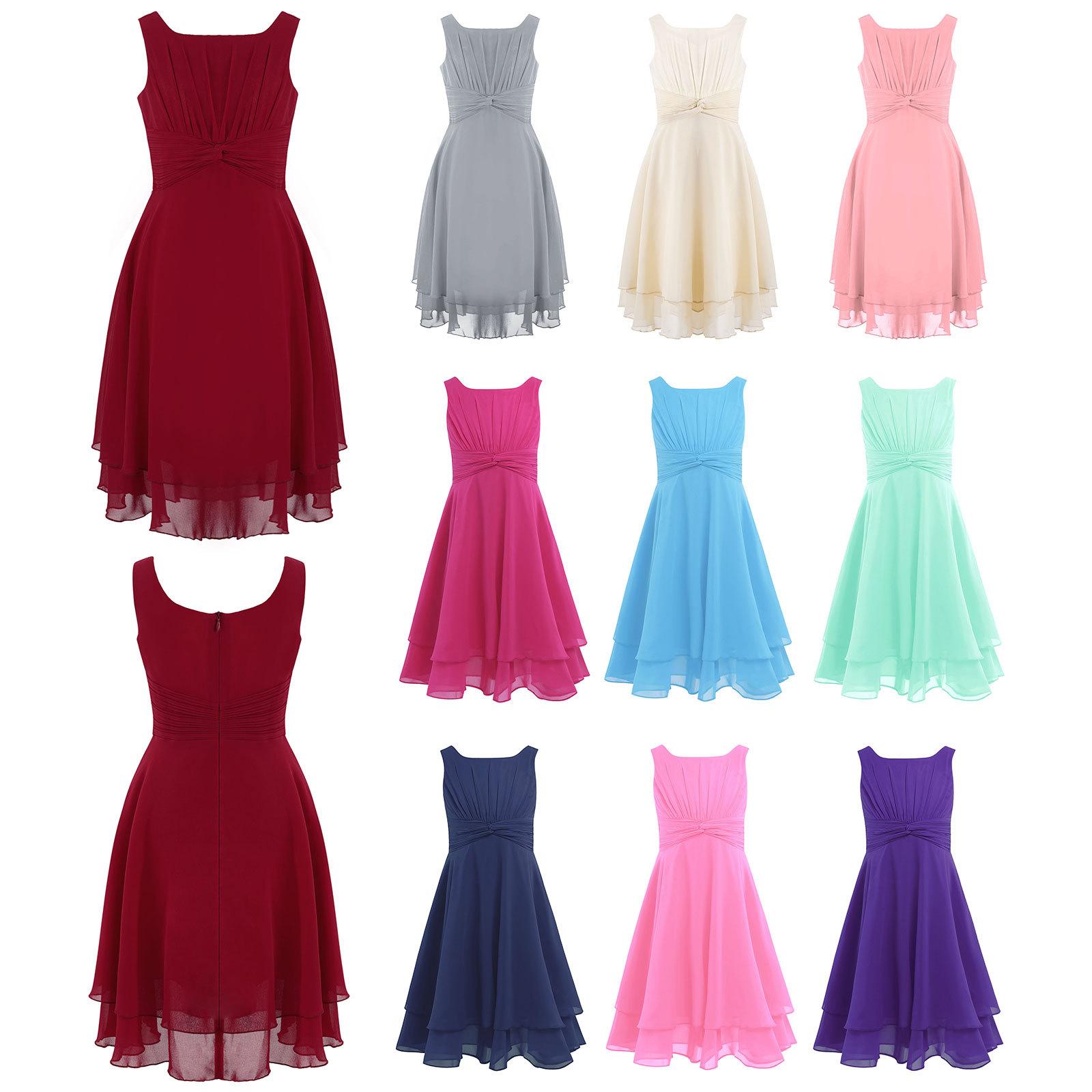 Flower Girl Dress Kids Chiffon Knotted Waist And Ruched Party Dress Wedding Pageant Prom Formal Evening Gown 5-6 Years небо синє кольору
Flower Girl Dress Kids Chiffon Knotted Waist And Ruched Party Dress Wedding Pageant Prom Formal Evening Gown 5-6 Years небо синє кольору