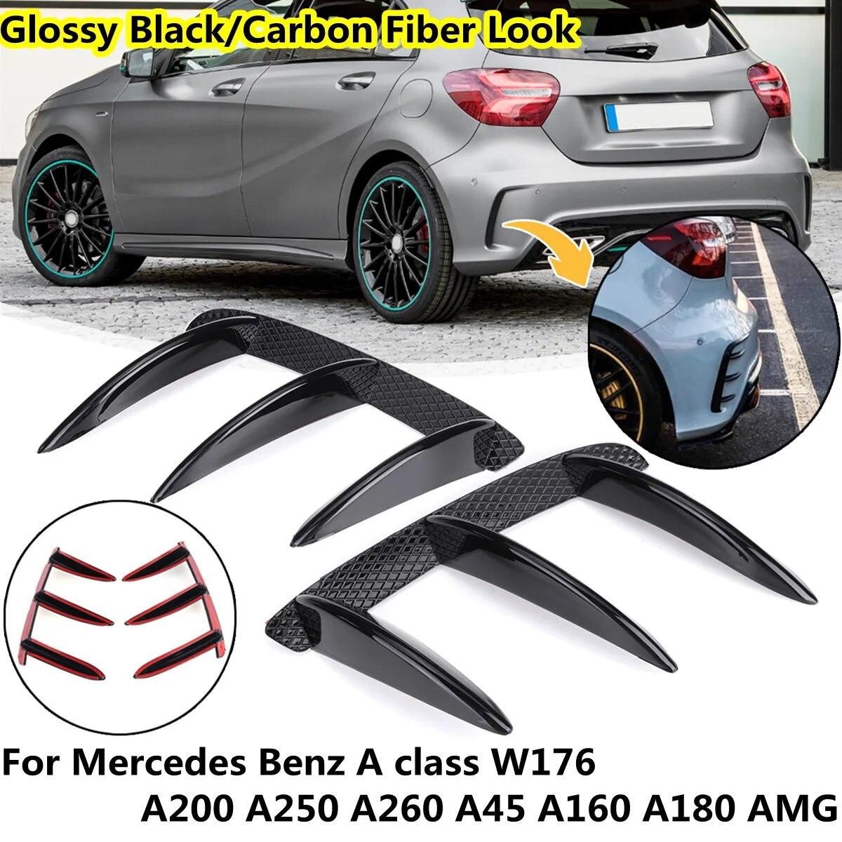 Pair Rear Bumper Splitter Spoilers Canard For Mercedes Benz W176 A200 A250 A260 A45 A160 A180 AMG Rear Bumper Splitter Canard
Pair Rear Bumper Splitter Spoilers Canard For Mercedes Benz W176 A200 A250 A260 A45 A160 A180 AMG Rear Bumper Splitter Canard