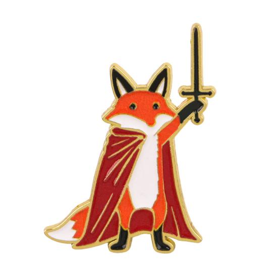 Unisex Brooch Cartoon Fox Knight Design Zinc Alloy Brooch Pin Bag Sweater Suit Lapel Decorative Enamel Badge Outfit Accessory помаранчевий
Unisex Brooch Cartoon Fox Knight Design Zinc Alloy Brooch Pin Bag Sweater Suit Lapel Decorative Enamel Badge Outfit Accessory помаранчевий