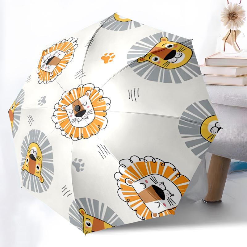 1pc Lion Face Pattern Automatic Folding Umbrella Durable Iron Frame,All Seasons Home Travel Outdoor Multifunctional Umbrella yy251115119
1pc Lion Face Pattern Automatic Folding Umbrella Durable Iron Frame,All Seasons Home Travel Outdoor Multifunctional Umbrella yy251115119