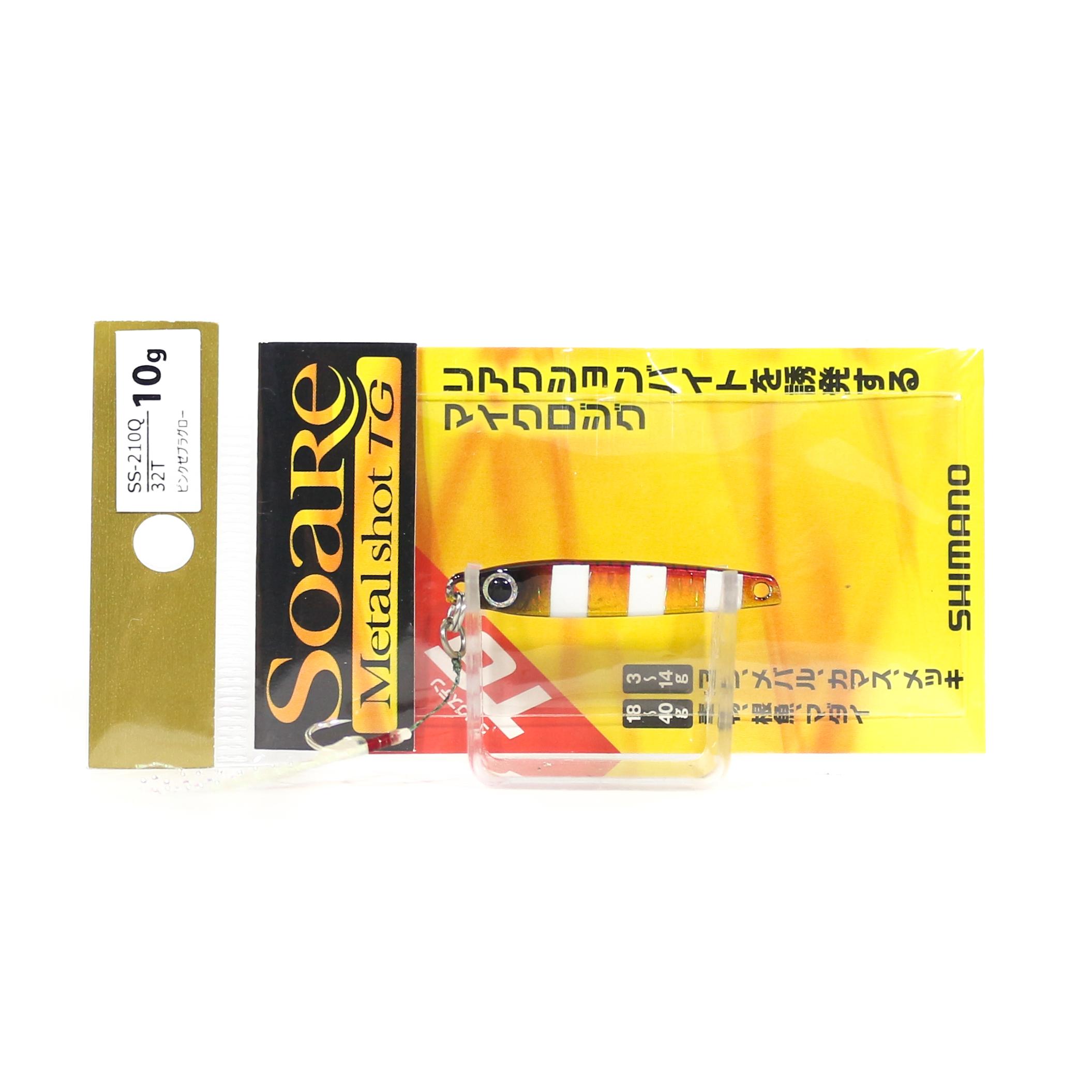 Shimano SS-210Q Metal Jig Soare Metal Shot TG Tungsten 10 грамм 33T 520630
Shimano SS-210Q Metal Jig Soare Metal Shot TG Tungsten 10 грамм 33T 520630