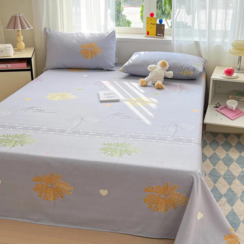 Raw cotton old coarse cloth bed sheet soft mat three-piece set quilt single double dormitory printing washable anti-wrinkle only 2pcs pillowcase
Raw cotton old coarse cloth bed sheet soft mat three-piece set quilt single double dormitory printing washable anti-wrinkle only 2pcs pillowcase