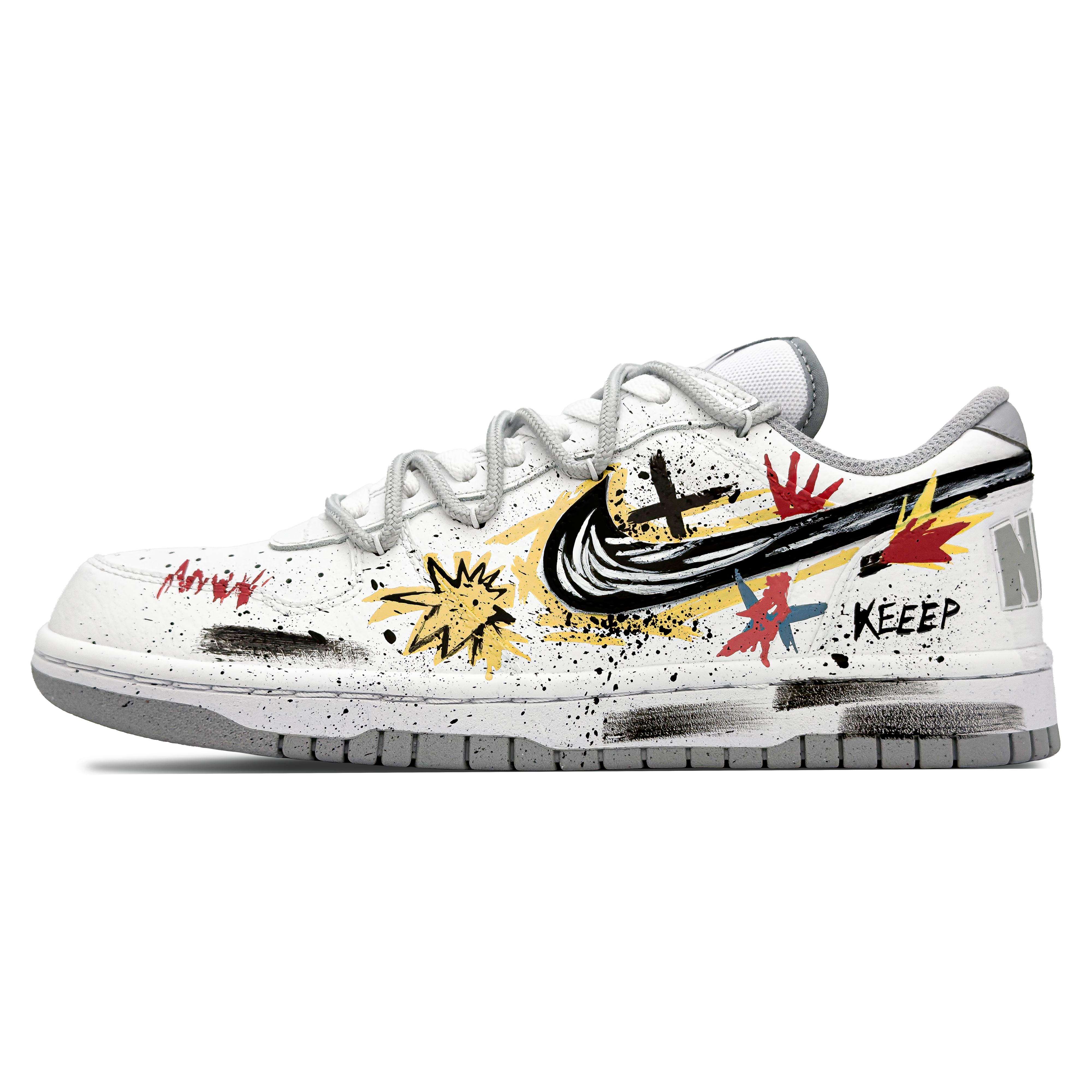 Nike Big Abrasion Resistant, Breathable, Slip Resistant Low top Skateboard Shoes Men s White 355152-106(Team1010-LD) 42.5
Nike Big Abrasion Resistant, Breathable, Slip Resistant Low top Skateboard Shoes Men s White 355152-106(Team1010-LD) 42.5