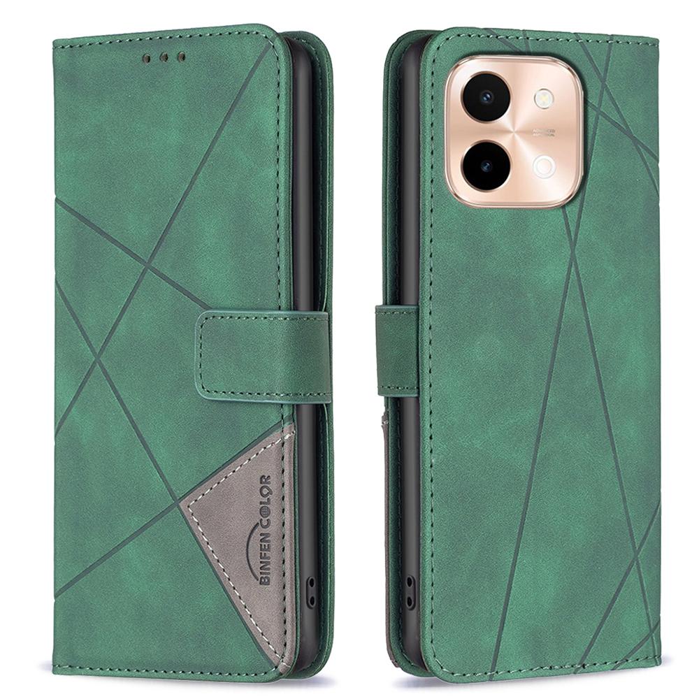 For vivo Y28 4G Phone Cases Wallet Stand Geometry Imprint Leather Cover Green
For vivo Y28 4G Phone Cases Wallet Stand Geometry Imprint Leather Cover Green