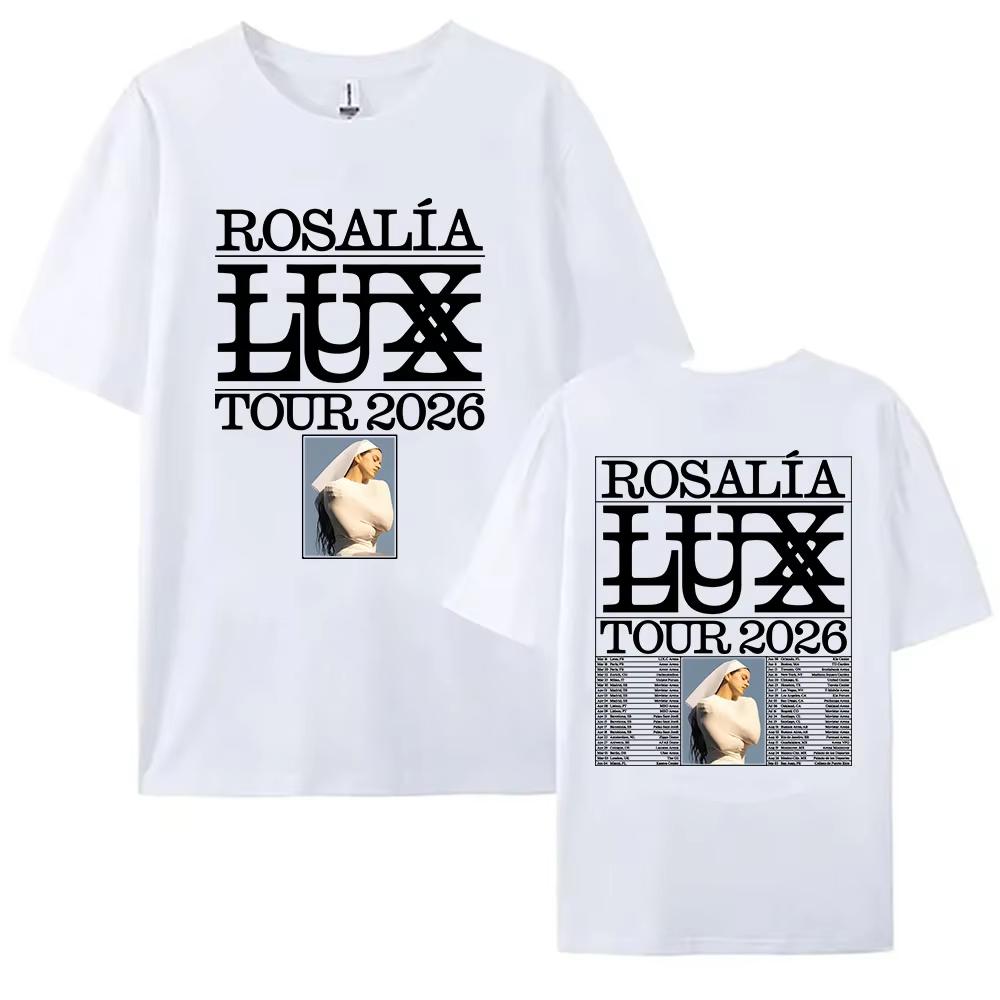 Singer Rosalía Rosalia 100cotton Unisexs shirt 2026 LUX Tour Graphics short sleeve oversized Womens Short Sleeved Cheap Tshirt S
Singer Rosalía Rosalia 100cotton Unisexs shirt 2026 LUX Tour Graphics short sleeve oversized Womens Short Sleeved Cheap Tshirt S