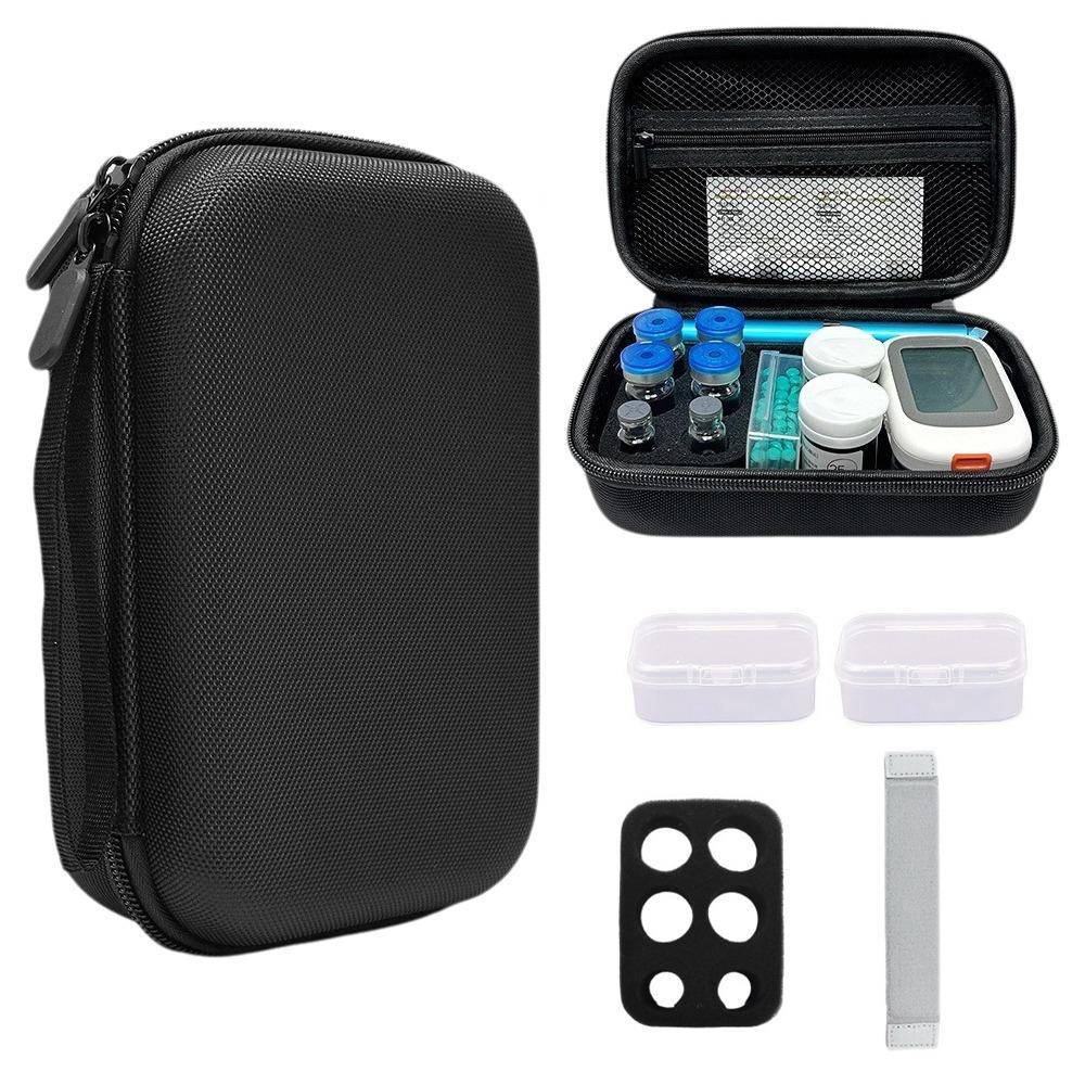 Large Capacity Insulin Vial Storage Case Thickened Insulin Vial Protector Insulin Organizer Travel чорний
Large Capacity Insulin Vial Storage Case Thickened Insulin Vial Protector Insulin Organizer Travel чорний