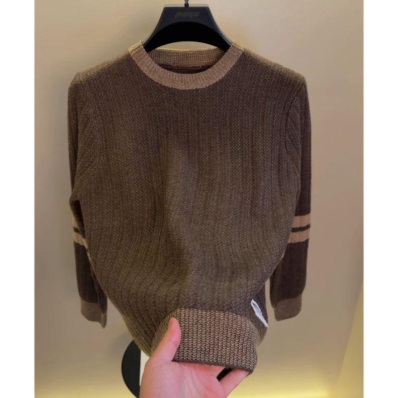 2025 Men s Winter Knitwear: Round Neck Striped Sweater 3XL кавовий
2025 Men s Winter Knitwear: Round Neck Striped Sweater 3XL кавовий