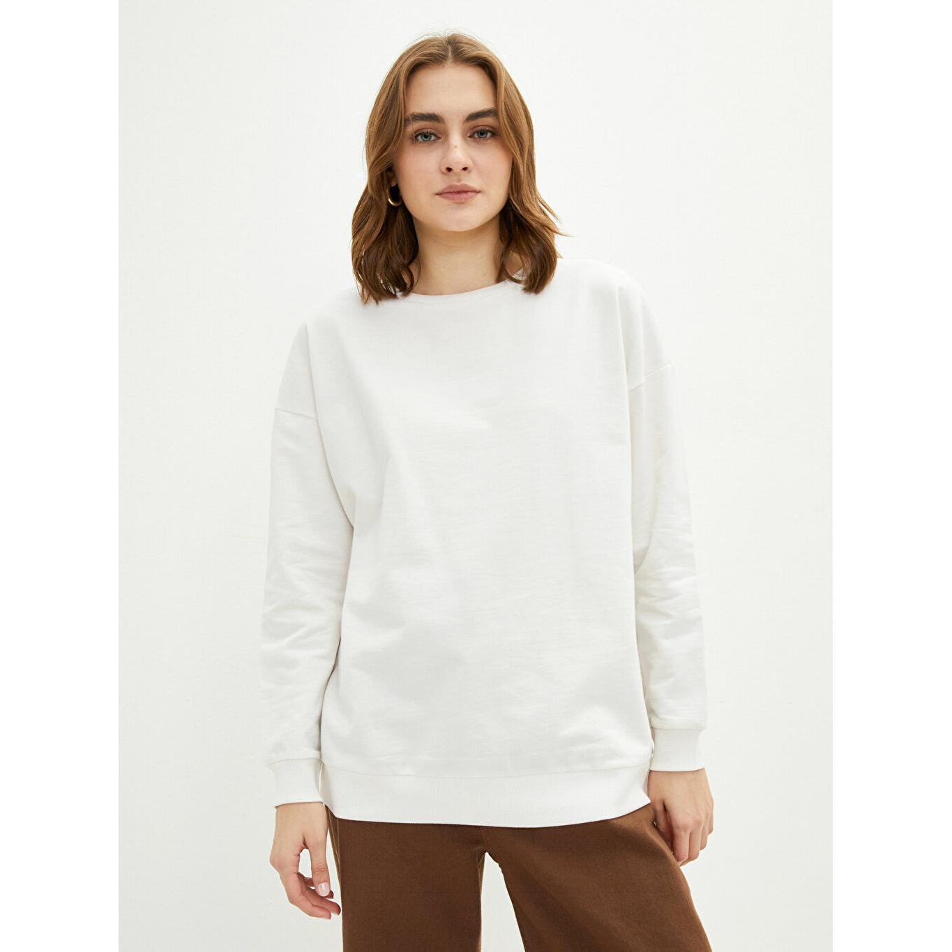 Женская толстовка LCW BASIC с круглым вырезом и длинным рукавом
Женская толстовка LCW BASIC с круглым вырезом и длинным рукавом