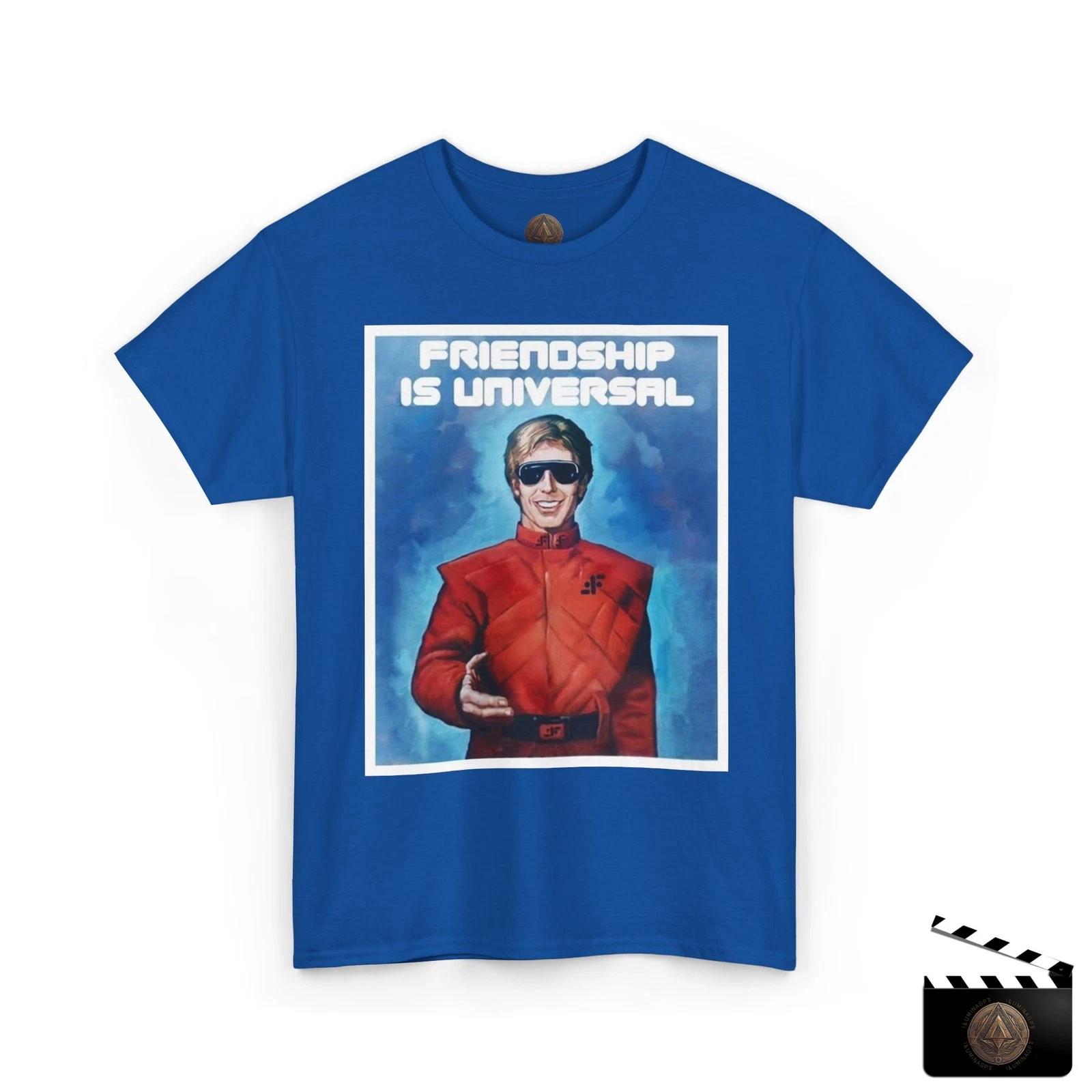 Friendship Is Universal T shirt For Men & Women, V Visitors Retro Sci-Fi TV Tee 4XL
Friendship Is Universal T shirt For Men & Women, V Visitors Retro Sci-Fi TV Tee 4XL