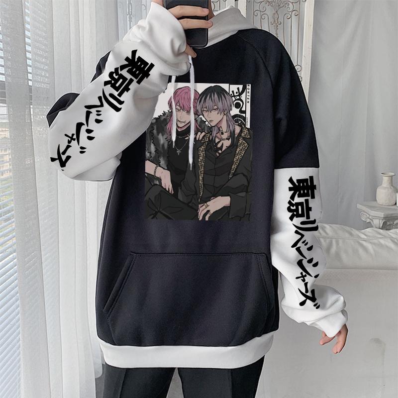 Толстовки с капюшоном в стиле аниме «Токио Мстители» Harajuku Haruchiyo Sanzu Ran Haitani, крутая повседневная мужская толстовка с героями мультфильмов, негабаритная зимняя лоскутная толстовка
Толстовки с капюшоном в стиле аниме «Токио Мстители» Harajuku Haruchiyo Sanzu Ran Haitani, крутая повседневная мужская толстовка с героями мультфильмов, негабаритная зимняя лоскутная толстовка