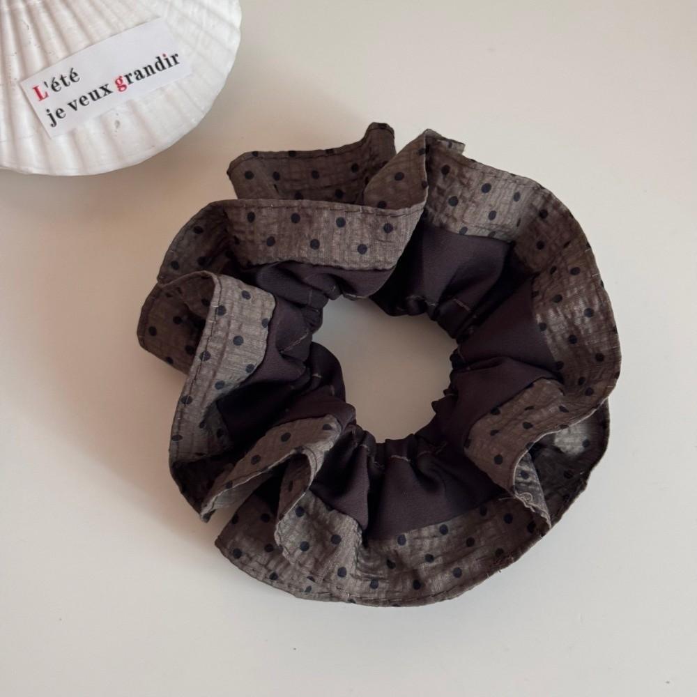 Polka Dot Pattern Ponytail Hair Scrunchies Large Size Hair Bands Elegant Hair Accessories Women кавовий
Polka Dot Pattern Ponytail Hair Scrunchies Large Size Hair Bands Elegant Hair Accessories Women кавовий