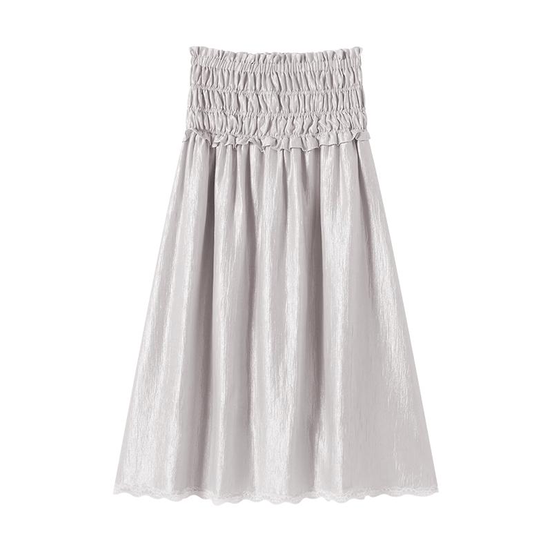 GREEN BELT Acetate Satin High-Waist A-Line Midi Skirt L
GREEN BELT Acetate Satin High-Waist A-Line Midi Skirt L