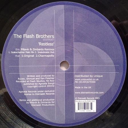 12-дюймовая пластинка FLASH BROTHERS - Restless DISTR007 Distraekt Recor 2003 UK Танцевальная и Электронная Б/У
12-дюймовая пластинка FLASH BROTHERS - Restless DISTR007 Distraekt Recor 2003 UK Танцевальная и Электронная Б/У
