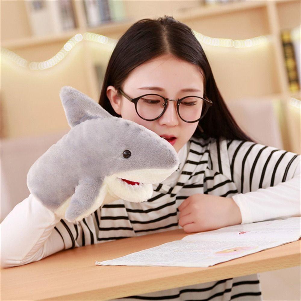 Stuffed Animals Shark Puppet Hand Doll Plush Hand Puppet Birthday Gift Early Education Toys сірий
Stuffed Animals Shark Puppet Hand Doll Plush Hand Puppet Birthday Gift Early Education Toys сірий