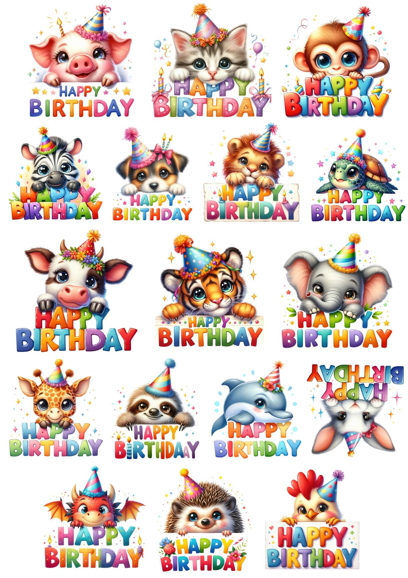 1 set Cute animals, happy birthday, flowers Stickers Funny Decoration DIY Scrapbooking Journal Phone Diary Album Planner білий
1 set Cute animals, happy birthday, flowers Stickers Funny Decoration DIY Scrapbooking Journal Phone Diary Album Planner білий