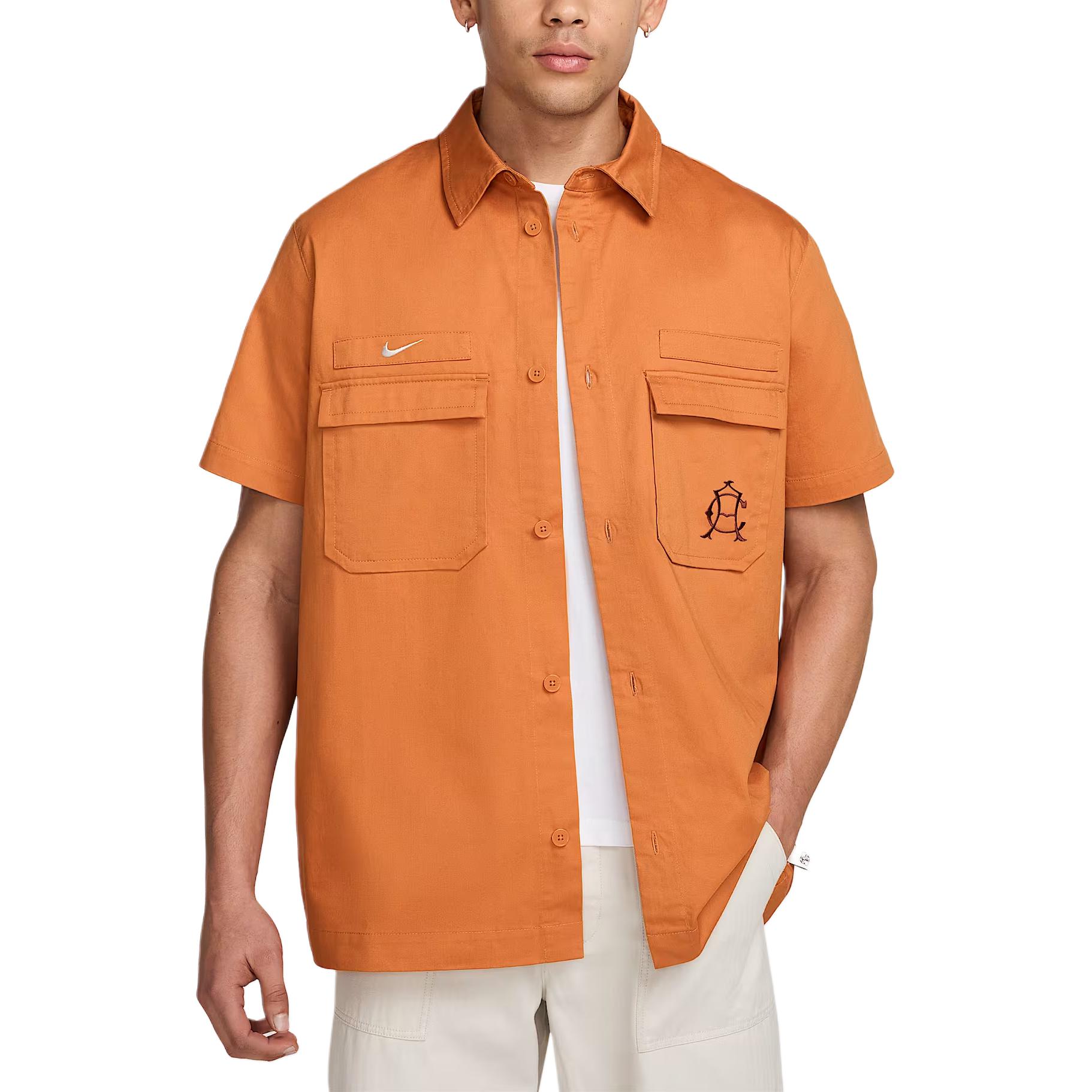 Nike Club America Woven Life Military Casual Durable Loose Button Short Sleeve Shirt Men shirts Coal-Orange Light-Mineral-Brown FQ7829-831 L
Nike Club America Woven Life Military Casual Durable Loose Button Short Sleeve Shirt Men shirts Coal-Orange Light-Mineral-Brown FQ7829-831 L
