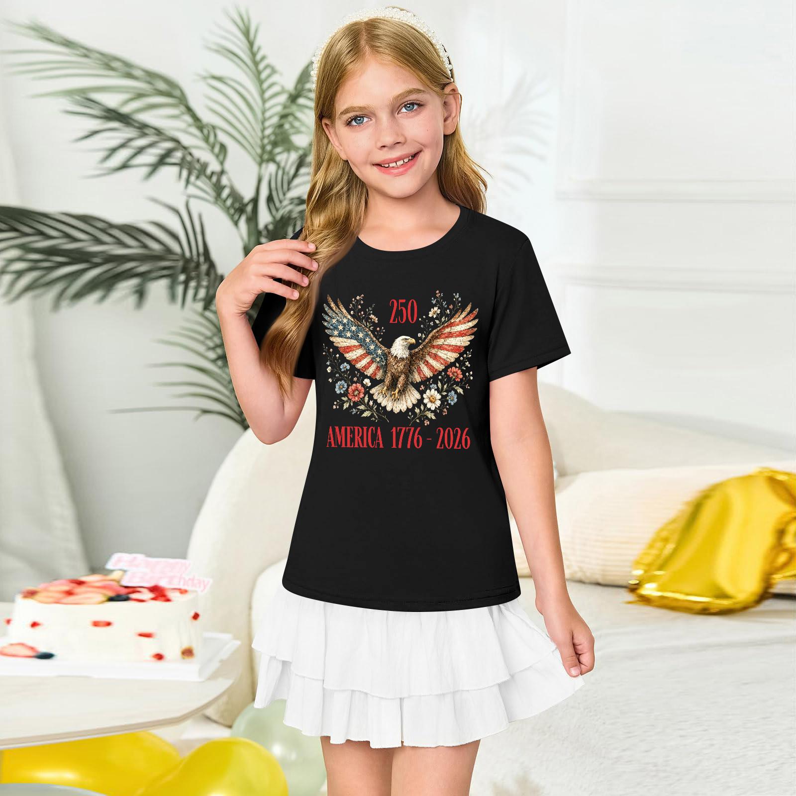 Girls Round Neck Short Sleeve T Shirt Casual Printed Tee Top Comfortable Fit Soft Fabric Durable Stitching Suitable for Everyday Wear 100 чёрный
Girls Round Neck Short Sleeve T Shirt Casual Printed Tee Top Comfortable Fit Soft Fabric Durable Stitching Suitable for Everyday Wear 100 чёрный