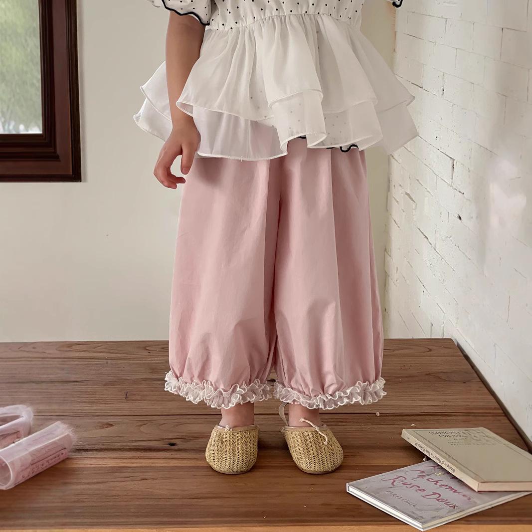 Wheat Field Season 25 Summer Korean Style Girls Lace Cotton Wide-Leg Mosquito-Proof Casual Pants 100 cm
Wheat Field Season 25 Summer Korean Style Girls Lace Cotton Wide-Leg Mosquito-Proof Casual Pants 100 cm