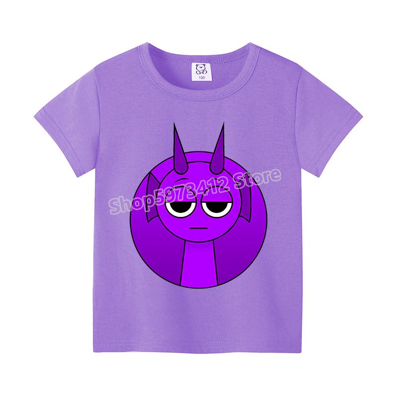 Sprunkis T-Shirt Kids Camisetas Toddler Girls Short Sleeve Tops Boys Cartoon Soft Comfortable Clothes Child Tees Birthday Gift 110
Sprunkis T-Shirt Kids Camisetas Toddler Girls Short Sleeve Tops Boys Cartoon Soft Comfortable Clothes Child Tees Birthday Gift 110