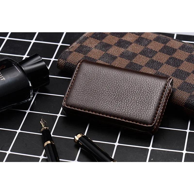 1pc PU Leather Business Card Holder With Magnetic Buckle Slim Pocket Name Card Holder Large Capacity Portable Credit Card Case
1pc PU Leather Business Card Holder With Magnetic Buckle Slim Pocket Name Card Holder Large Capacity Portable Credit Card Case