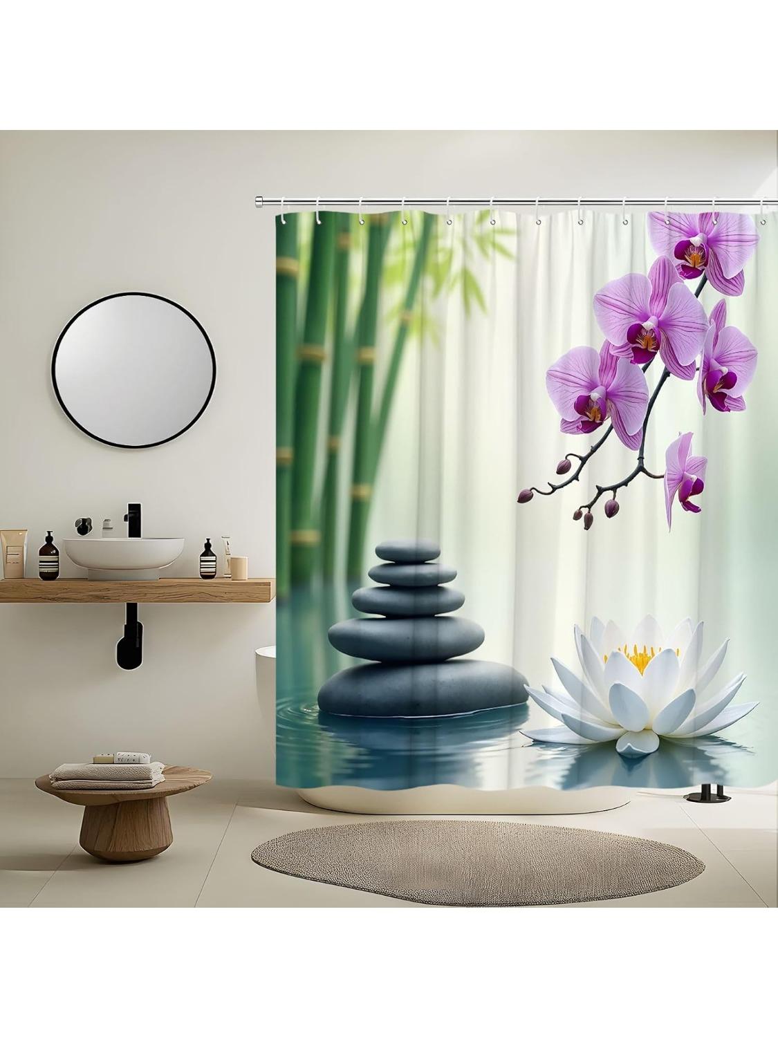 Шторка для душа Zen Spa Садовый Спа Весенняя Фиолетовая Орхидея Релаксация Лотос Японский Азиатский Полевой Цветок Природное Растение Природа Душ W60H190(CM)-1 Pcs
Шторка для душа Zen Spa Садовый Спа Весенняя Фиолетовая Орхидея Релаксация Лотос Японский Азиатский Полевой Цветок Природное Растение Природа Душ W60H190(CM)-1 Pcs