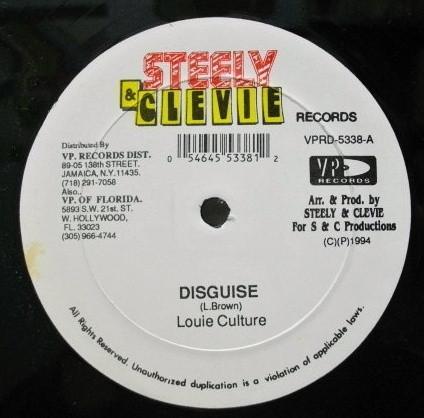 12inch Record LOUIE CULTURE - Disguise VPRD5338 Steely & Clevie 1994 US Reggae, Ska & Dub Used
12inch Record LOUIE CULTURE - Disguise VPRD5338 Steely & Clevie 1994 US Reggae, Ska & Dub Used